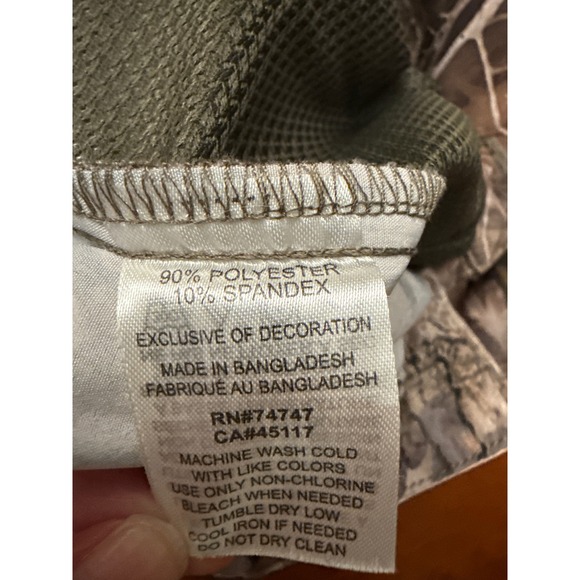 SHE Outdoor pants‎ XXL Bass Pro lightweight camo poly spandex blend hunting - Picture 10 of 10